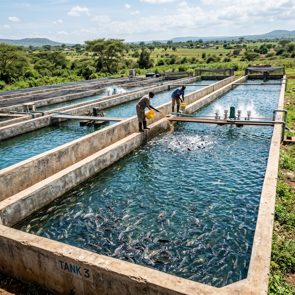 Tilapia du Bénin : nos premiers poissons prêts à la vente